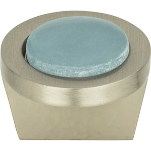 Atlas Homewares Spa Blue Round Knob 1 1/4 Inch Brushed Nickel