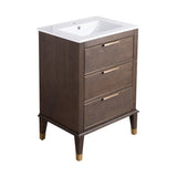 Hugo 24" Bathroom Vanity in Walnut