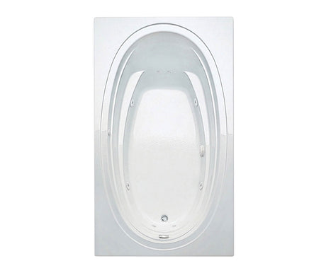 MAAX 106457-000-001-001 Panaro 6042 Acrylic Drop-in Left-Hand Drain Bathtub in White