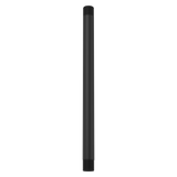 Universal 12 in. Ceiling-Mounted Shower Arm in Matte Black