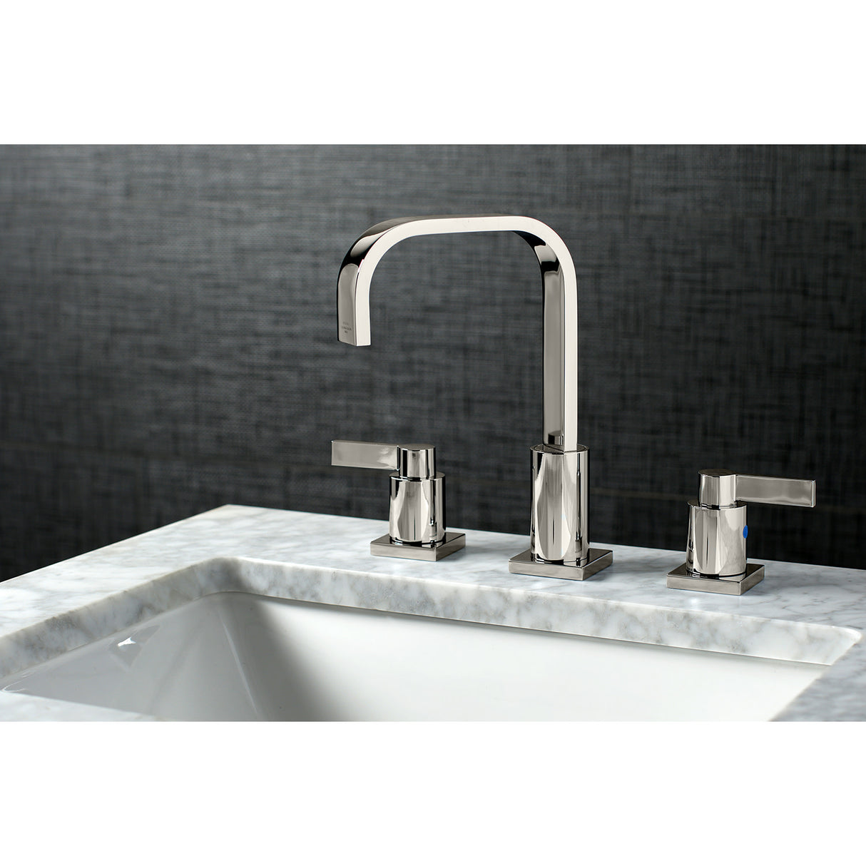 Fauceture FSC8969NDL NuvoFusion Widespread Bathroom Faucet, Polished Nickel