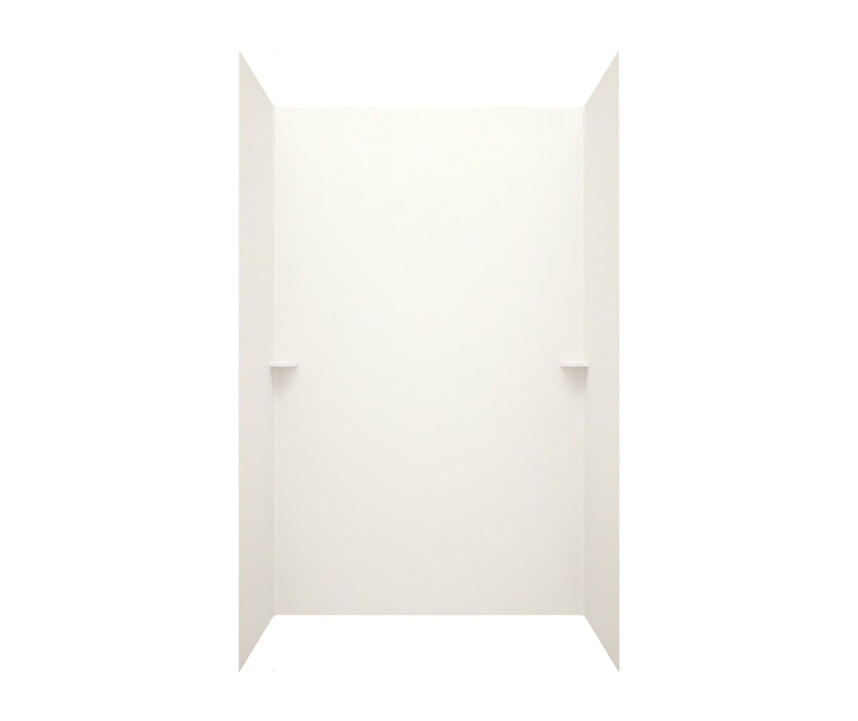 Swanstone SS-60-3 30 x 60 x 60 Swanstone Smooth Glue up Tub Wall Kit in Bisque SS00603.018