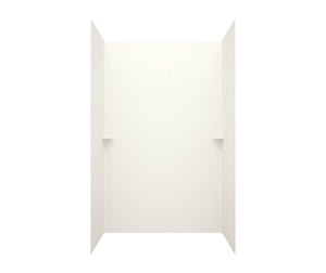 Swanstone SS-60-3 30 x 60 x 60 Swanstone Smooth Glue up Tub Wall Kit in Bisque SS00603.018