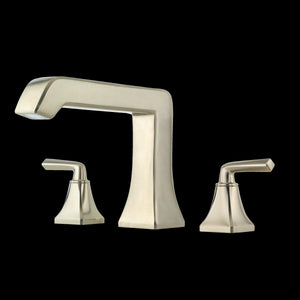 Park Avenue 2-Handle Complete Roman Tub Trim in Brushed Nickel