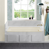 Voltaire 60" X 30" Right-Hand Drain Alcove Bathtub in Bisque