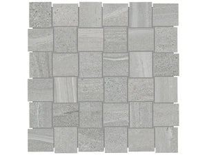 Anatolia Tile 2X2 Basketweave Davenport Earth Matte Porcelain Mosaicis. 1 Sheet = .97 Sq. Ft. 4501-0079-0 (63-578) Earth Basketweave 2x2 - premium natural stone mosaic tile from Anatolia Tile, available at PoshHaus showroom in Keene, NH