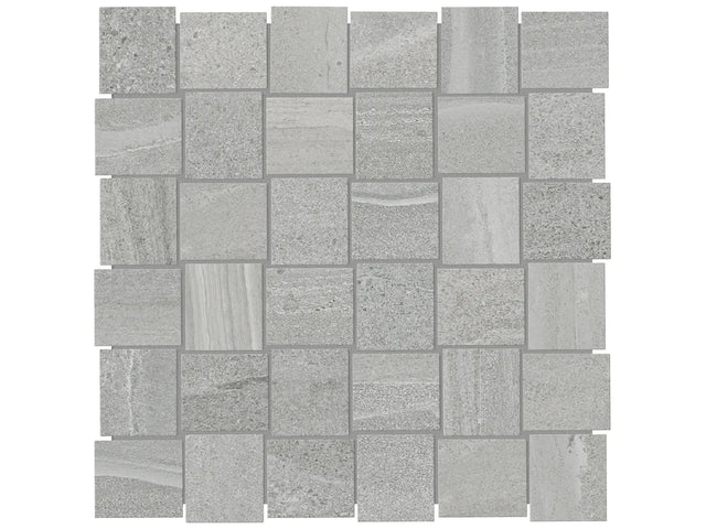 Anatolia Tile 2X2 Basketweave Davenport Earth Matte Porcelain Mosaicis. 1 Sheet = .97 Sq. Ft. 4501-0079-0 (63-578) Earth Basketweave 2x2 - premium natural stone mosaic tile from Anatolia Tile, available at PoshHaus showroom in Keene, NH