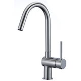 DAX Brass Single Handle Kitchen Faucet, Brushed Nickel DAX-8240-BN