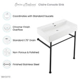 Claire 30 Console Sink