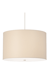 Tech Lighting Lexington Pendant 700TDLEXP - Large Drum Fabric Pendant Light — Incandescent or Fluorescent