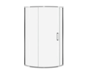 MAAX 137446-900-084-000 Radia Round 36 x 36 x 71 ½ in. 6mm Sliding Shower Door for Corner Installation with Clear glass in Chrome