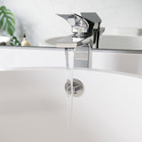 Monaco Single Hole, Single-Handle, High Arc Bathroom Faucet in Chrome