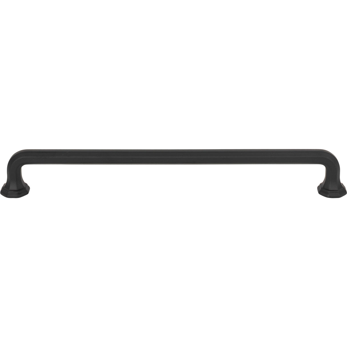 Atlas Homewares Elizabeth Pull 8 13/16 Inch (c-c) Matte Black