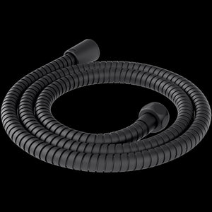 Metal Shower Hose  in Matte Black