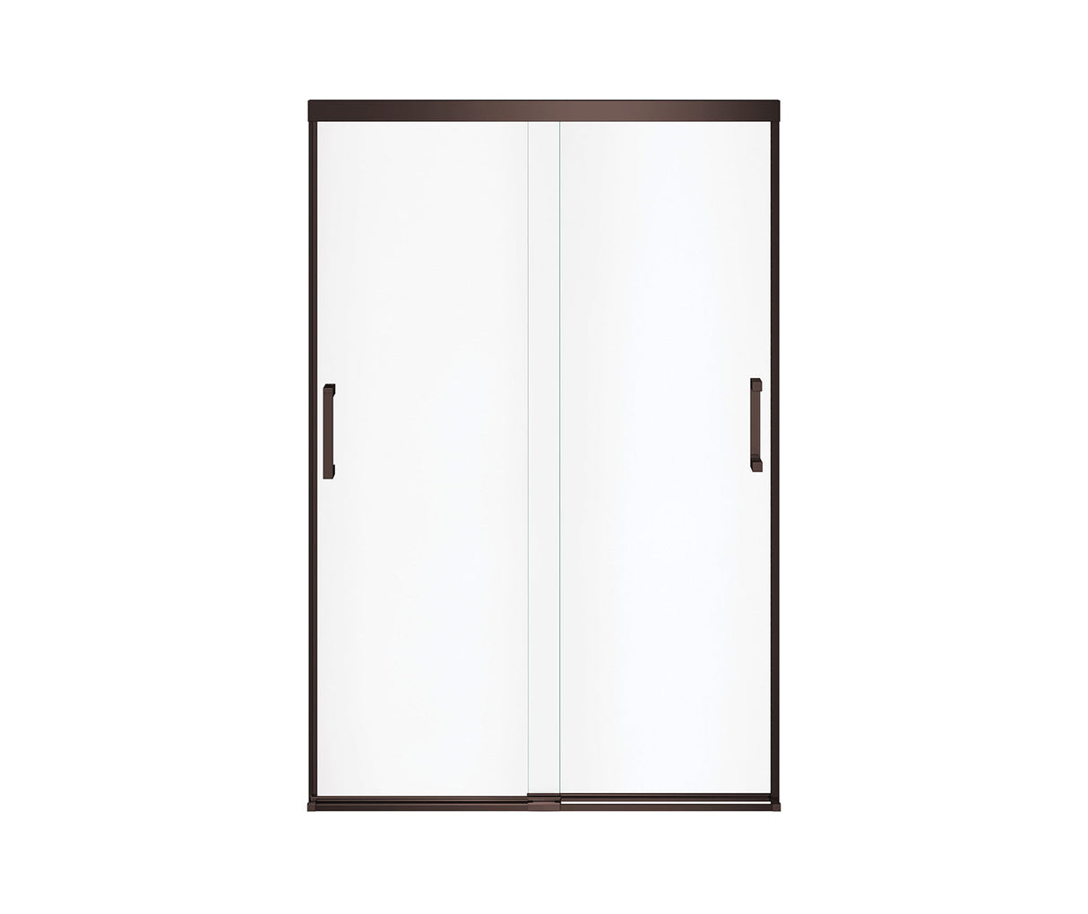 MAAX 139349-900-173-000 Incognito 70 44-47 x 70 ½ in. 6 mm Bypass Shower Door for Alcove Installation with Clear glass in Dark Bronze