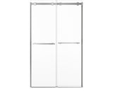 MAAX 136956-810-084-000 Duel Alto 44-47 X 78 in. 8mm Bypass Shower Door for Alcove Installation with GlassShield® glass in Chrome