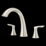 Weller 2-Handle Roman Tub Trim in Brushed Nickel