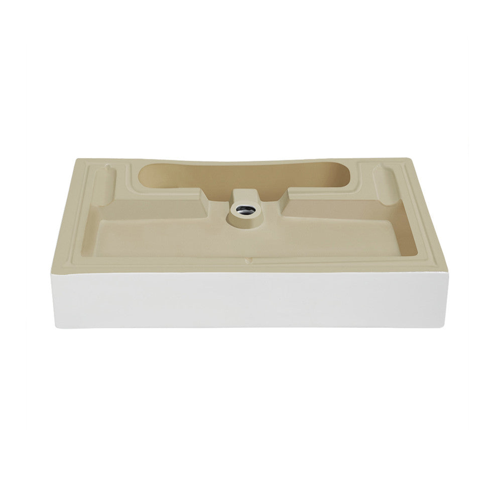 Voltaire Wide Rectangle Vessel Sink