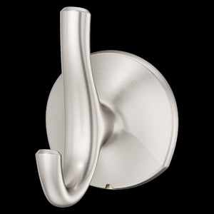 McAllen Robe Hook in Spot Defense Brushed Nickel