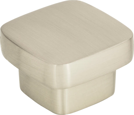 Atlas Homewares Chunky Square Knob Large 1 13/16 Inch Brushed Nickel