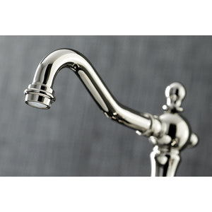 Kingston Brass KS1976TX 8 in. Widespread Bathroom Faucet, Polished Nickel