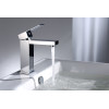 ALFI brand AB1229-PC Polished Chrome Square Single Lever Bathroom Faucet