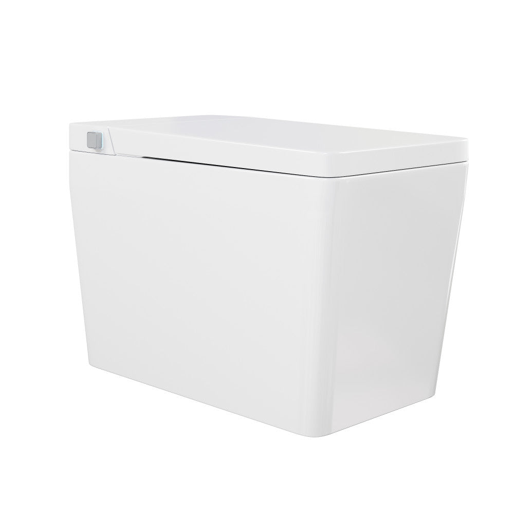Concorde Smart One-Piece 1.28 GPF Single Top Flush Toilet in Glossy White