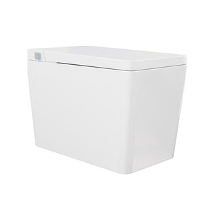 Concorde Smart One-Piece 1.28 GPF Single Top Flush Toilet in Glossy White