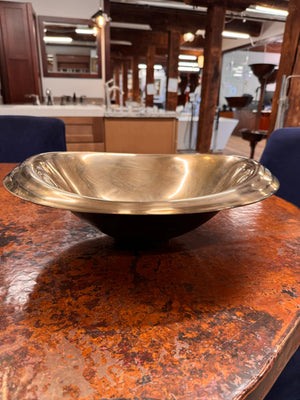 Porcher Solid Bronze Sink Golden Tone CONSILIUM 32360-00.945 (Showroom Display for Sale)