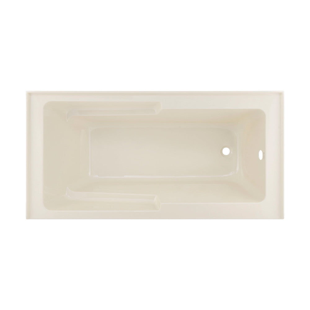 Voltaire 60" X 32" Right-Hand Drain Alcove Bathtub with Apron in Bisque