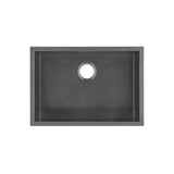 Tourner 26 x 18 Stainless Steel, Single Basin, Undermount Kitchen Sink, Black