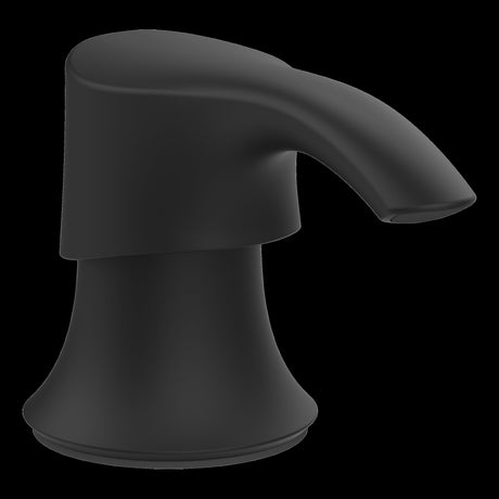 Pfister Transitional Round Soap Dispenser with SoloTilt in Matte Black