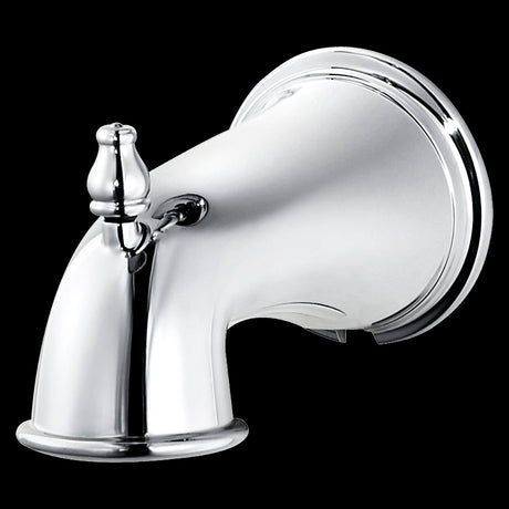 Quick Connect Tub Spout with Diverter in Polished Chrome