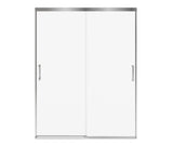 MAAX 135335-900-084-000 Incognito 76 56-59 x 76 in. 8mm Bypass Shower Door for Alcove Installation with Clear glass in Chrome