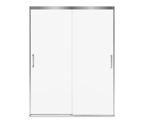 MAAX 135335-900-084-000 Incognito 76 56-59 x 76 in. 8mm Bypass Shower Door for Alcove Installation with Clear glass in Chrome