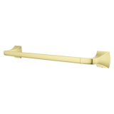 Soft Square 18 in. Towel Bar in Brushed Gold