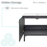 Classe 36" Bathroom Vanity in Black