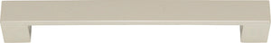 Atlas Homewares Wide Square Pull 7 9/16 Inch (c-c) Polished Nickel
