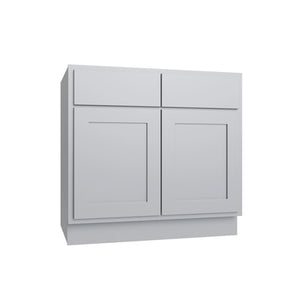 Essential Gray Double Door Standard Base Cabinet - 27" W