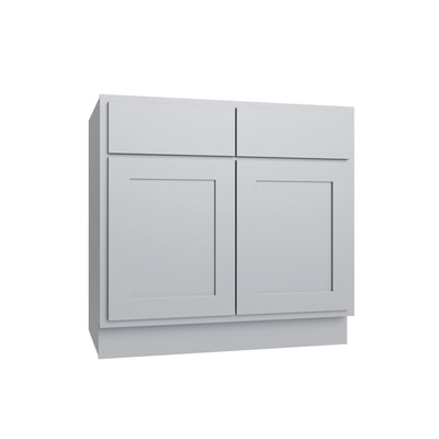 Essential Gray Double Door Standard Base Cabinet - 33" W