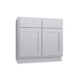 Essential Gray Double Door Standard Base Cabinet - 36" W