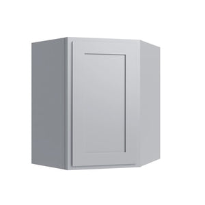 Essential Gray Corner Wall Cabinet - 27