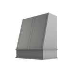 Essential Gray Angled Hood with Strapping Flat Trim - 30" W x 36" H