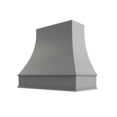 Essential Gray Curved Hood Classic Trim - 42" W x 30" H