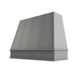 Essential Gray Tapered Hood with Strapping Flat Trim - 48" W x 36" H