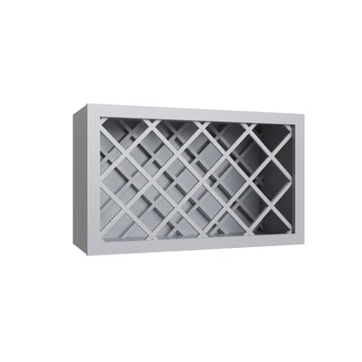 Essential Gray Wine Rack - 30" W x 18" H x 12" D