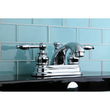 Kingston Brass KB2601KL 4 in. Centerset Bathroom Faucet, Polished Chrome