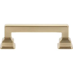 Atlas Homewares Erika Pull 3 Inch (c-c) Warm Brass