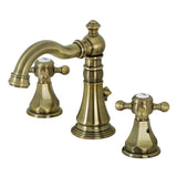 Kingston Brass FSC19733BX Metropolitan Widespread Bathroom Faucet, Antique Brass
