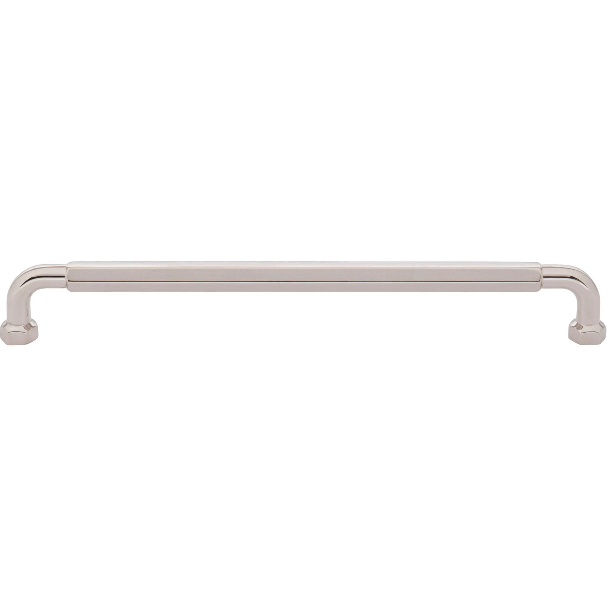 Top Knobs TK3205 Dustin Pull 8 13/16 Inch Center to Center - Polished Nickel